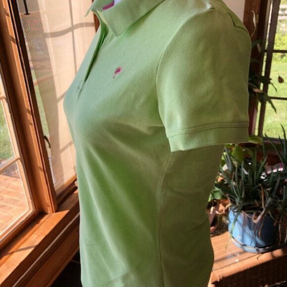 LILLY PULITZER Pique Polo Light Green Short Sleeve XS - Picture 13 of 16
